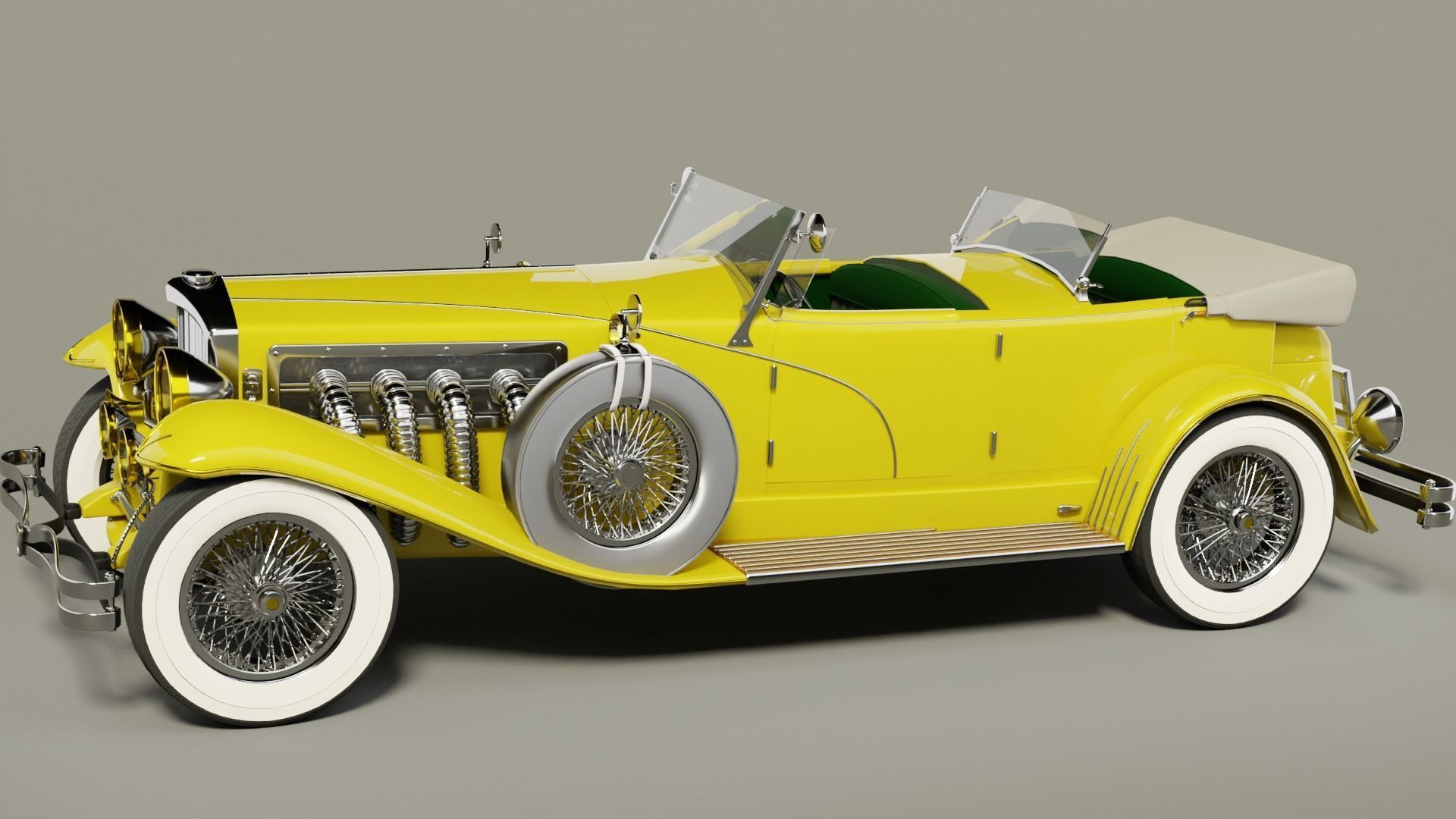 Last Gatsby Car 3D model_1