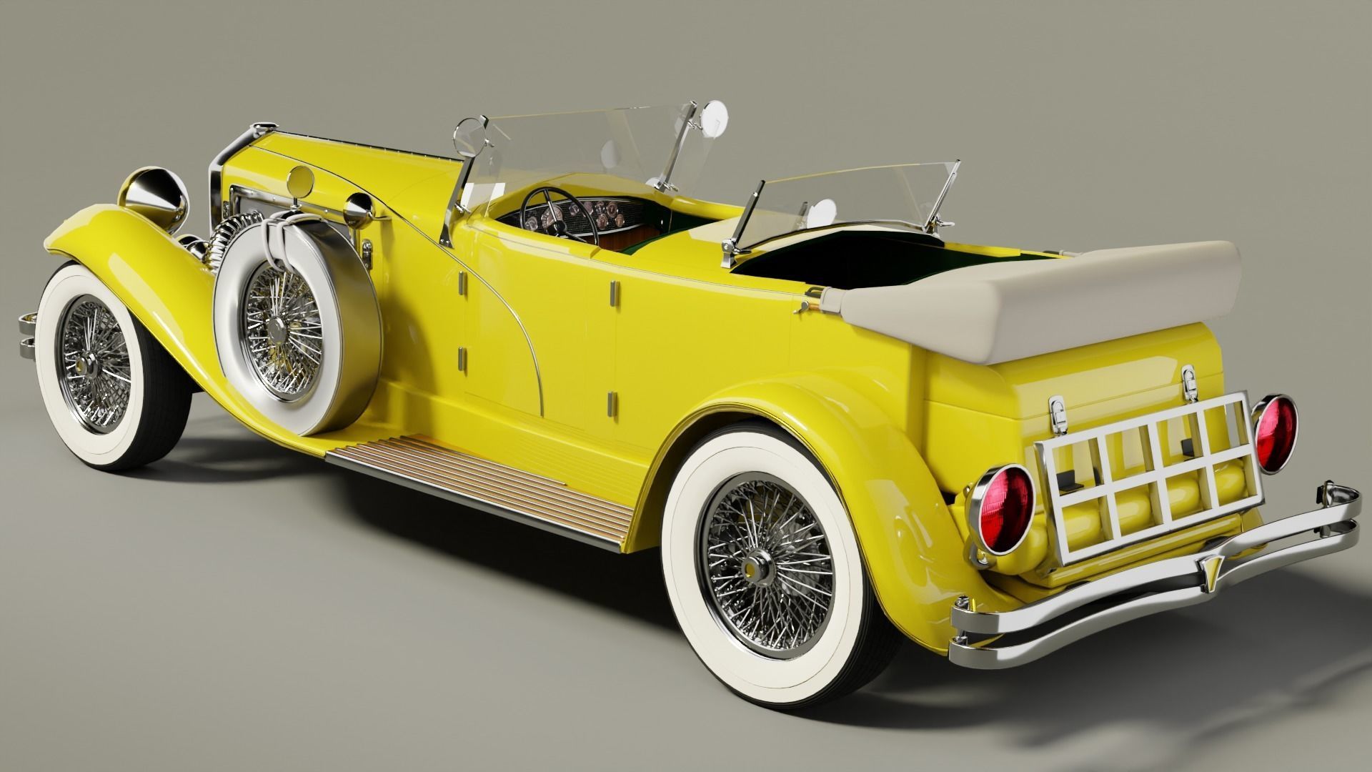 Last Gatsby Car 3D model_3