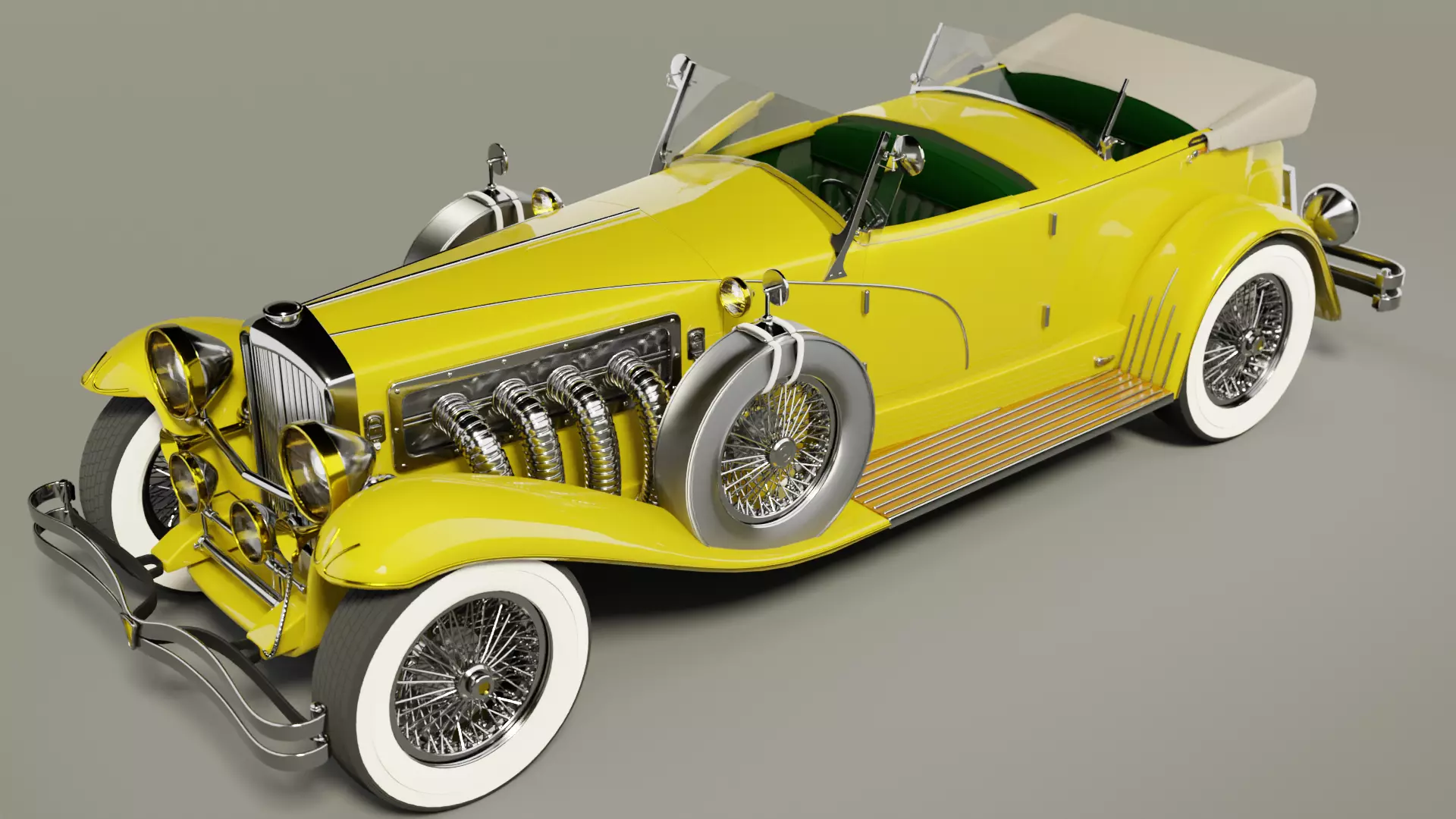 Last Gatsby Car 3D model_0
