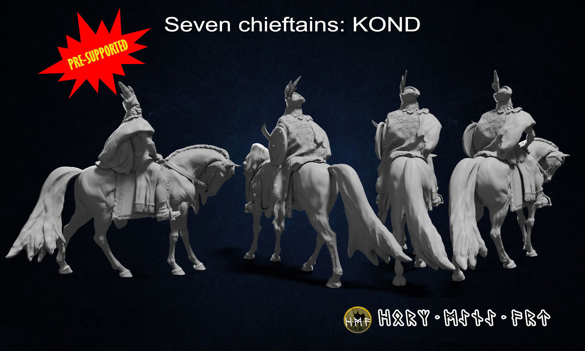 Seven chieftains 3D print model_4