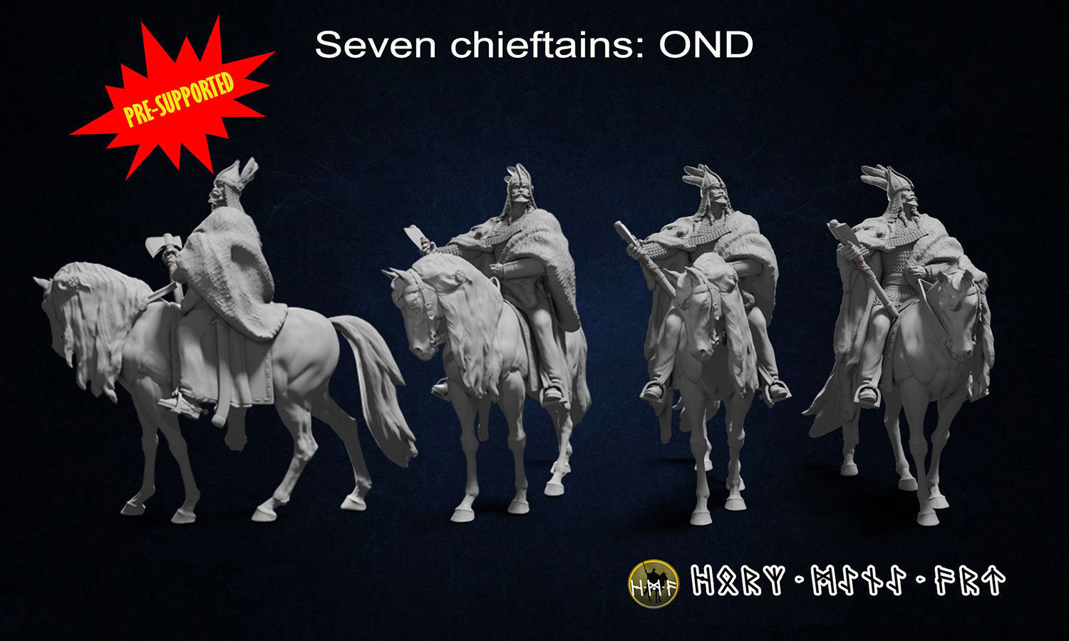 Seven chieftains 3D print model_5