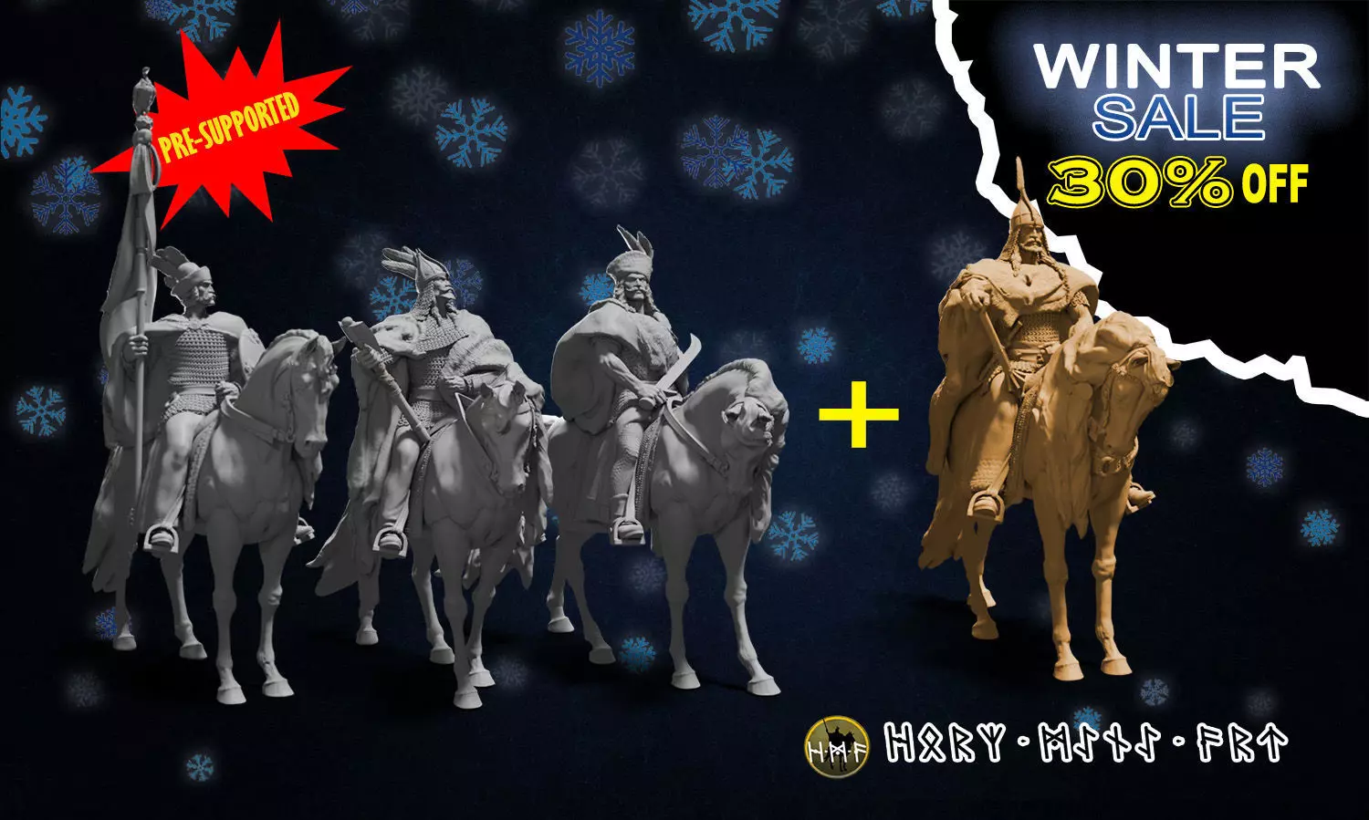 Seven chieftains 3D print model_0