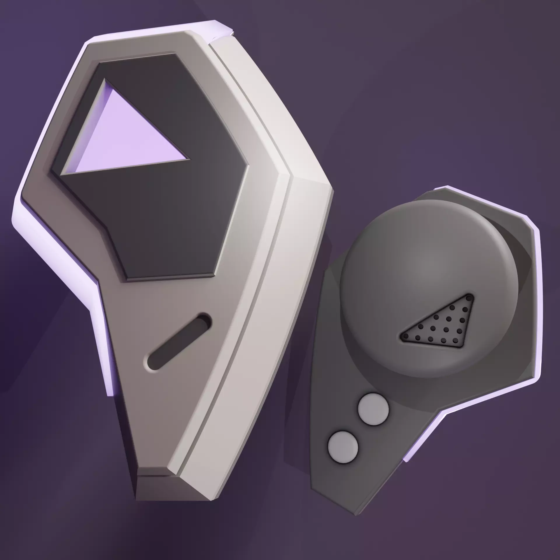 valorant iso cosplay earphone headphone 3D print model