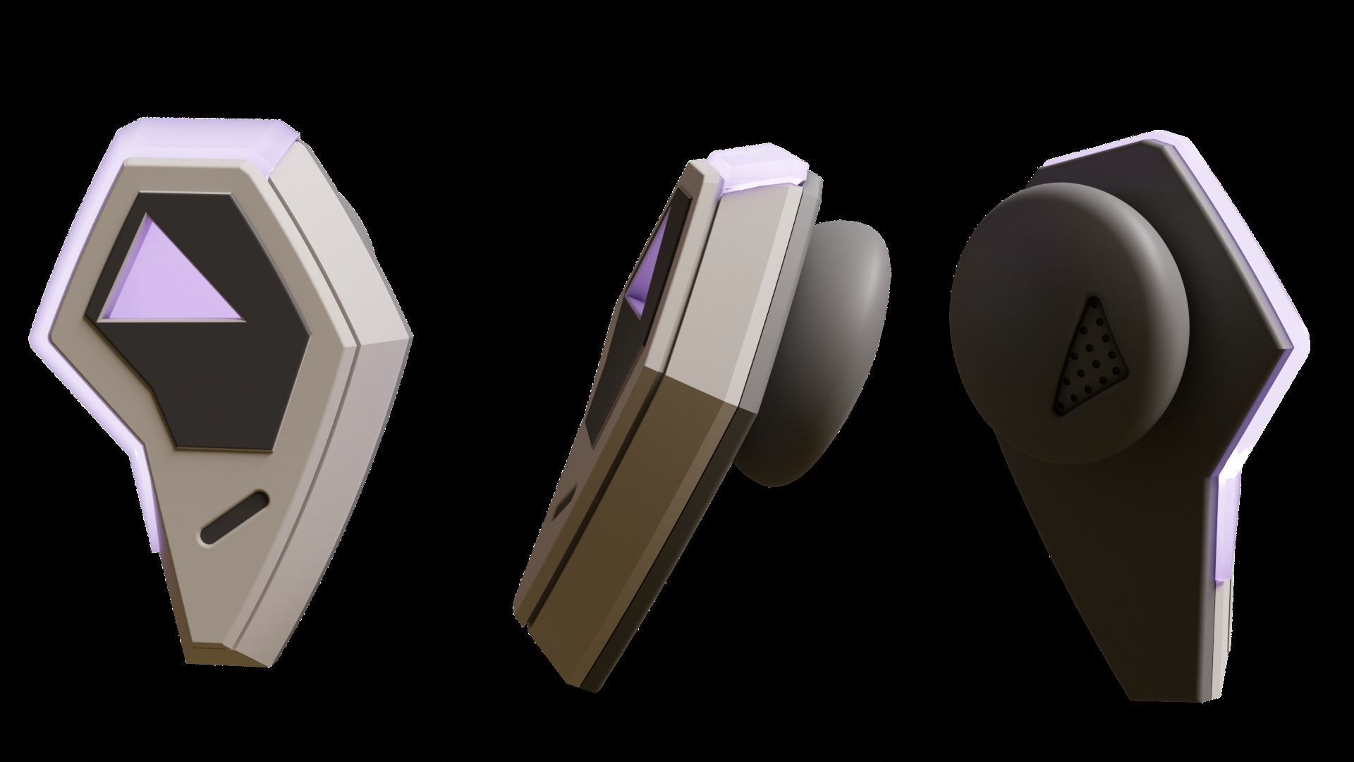 valorant iso cosplay earphone headphone 3D model 3D printable CGTrader