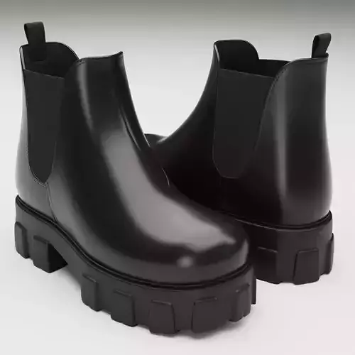 Boots Chelsea Prada Black