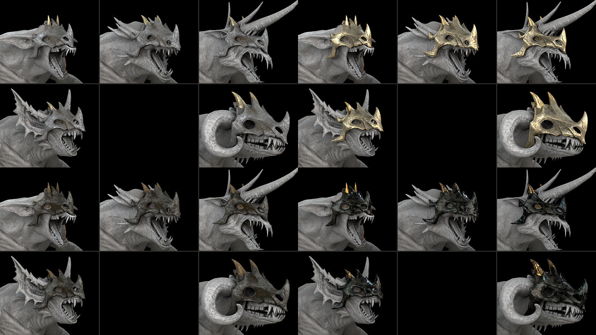 35 Archer Armor Low-poly 3D model_21