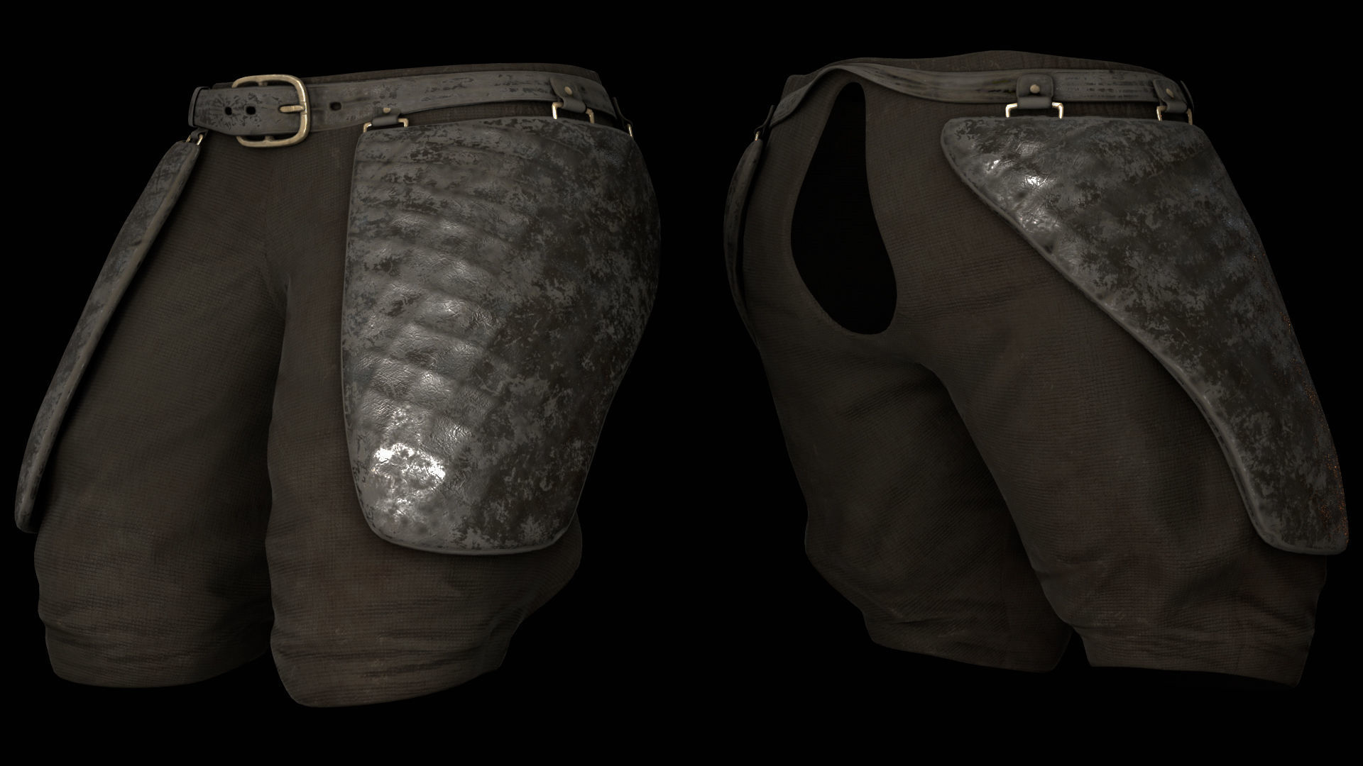 35 Archer Armor Low-poly 3D model_17