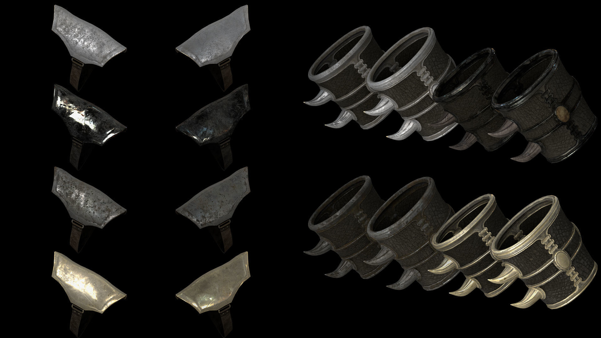 35 Archer Armor Low-poly 3D model_20