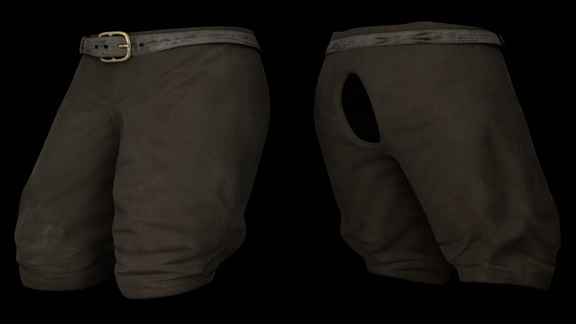 35 Archer Armor Low-poly 3D model_16