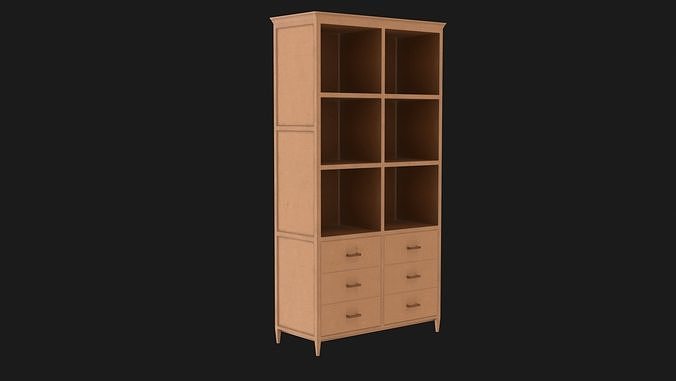 Closet Low-poly 3D model