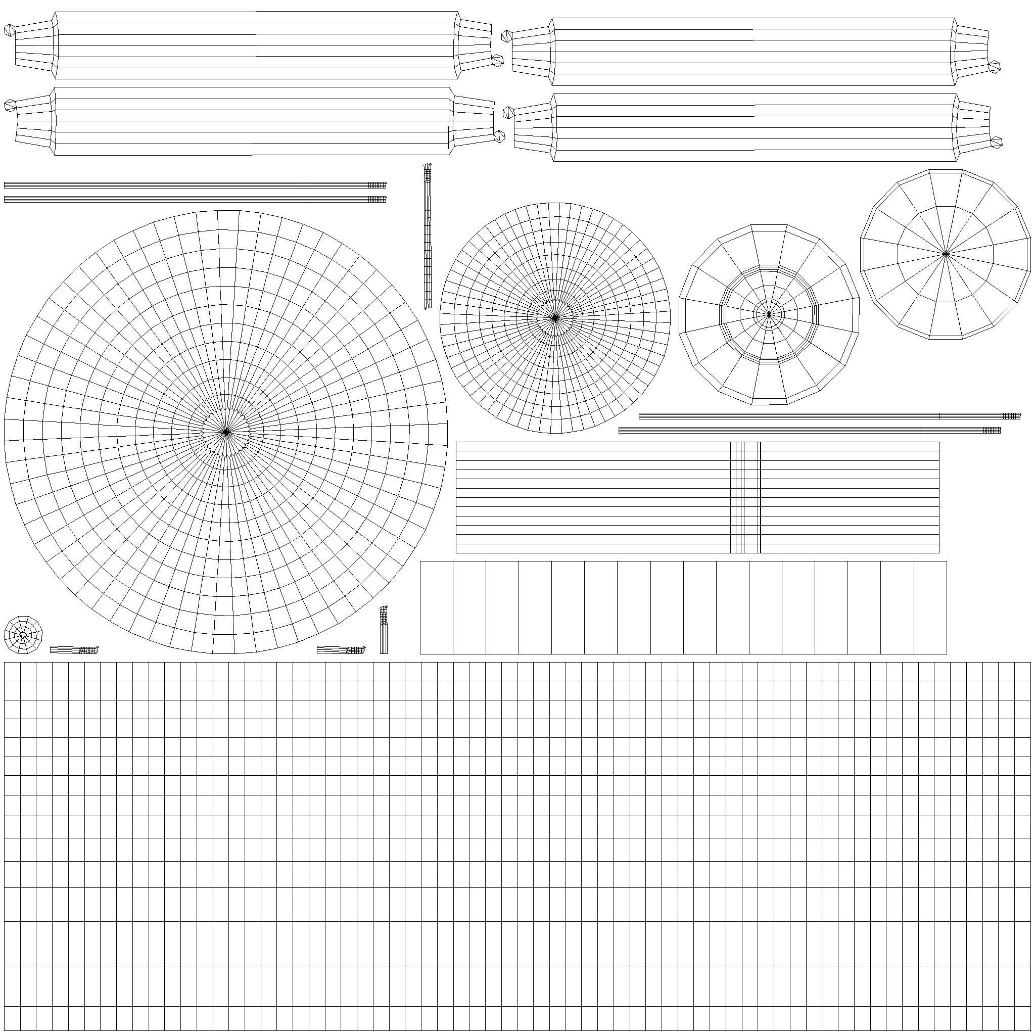 Wall sconce with cage Low-poly 3D model_9