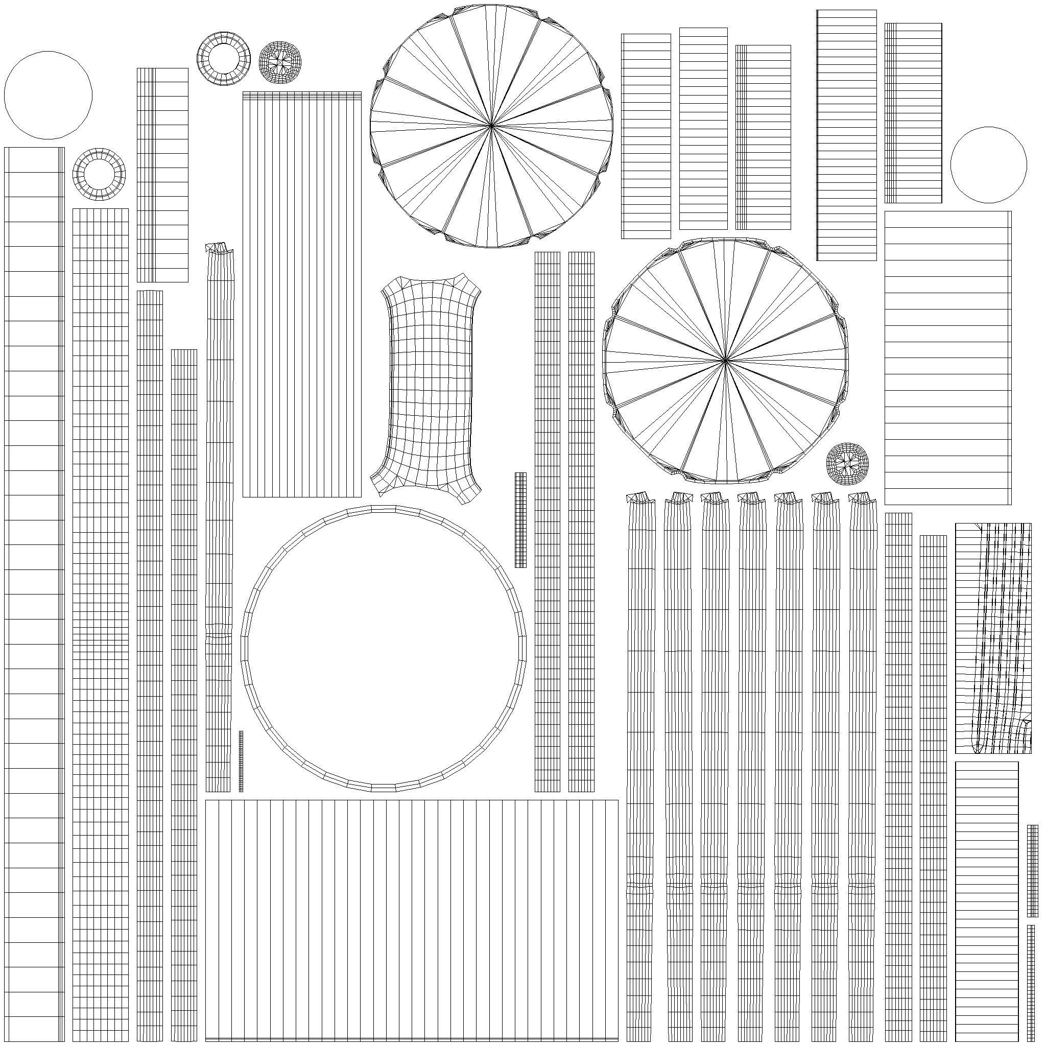 Wall sconce with cage Low-poly 3D model_8