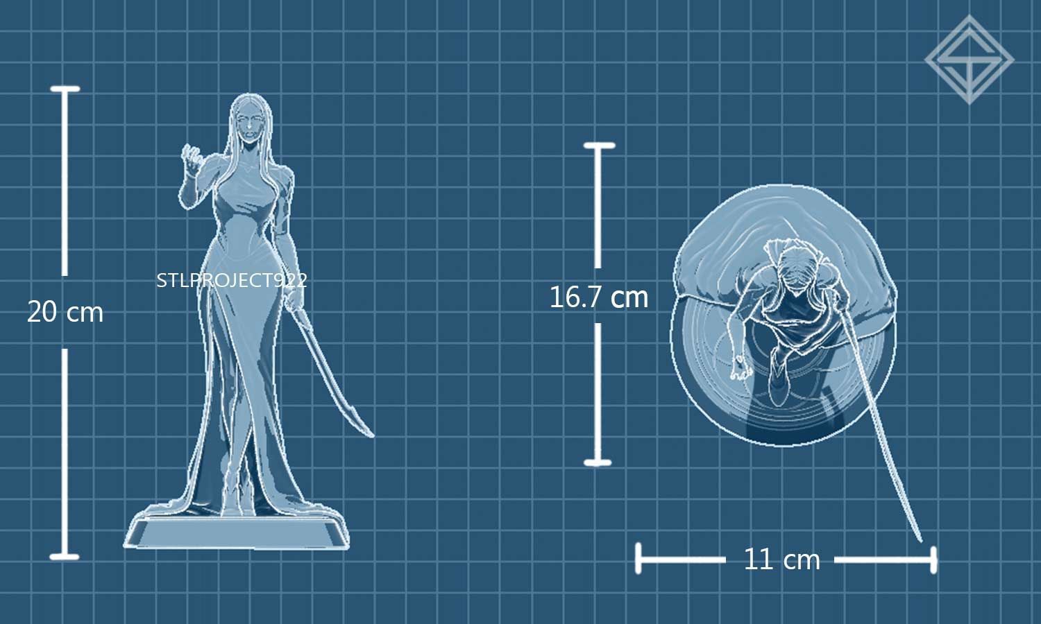 Camilla 3D model 3D printable | CGTrader