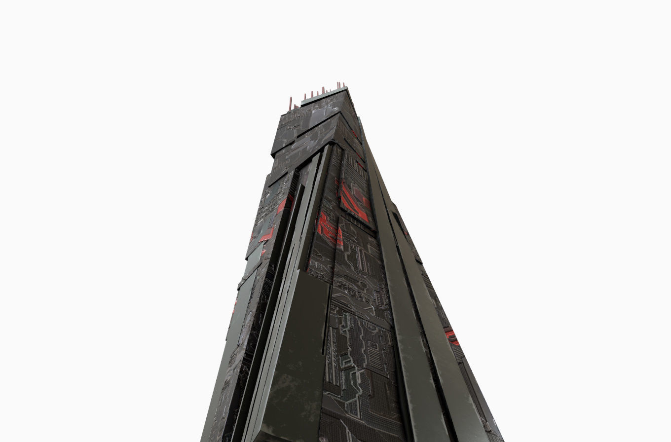 High-Rise pack 01 Low-poly 3D model_9