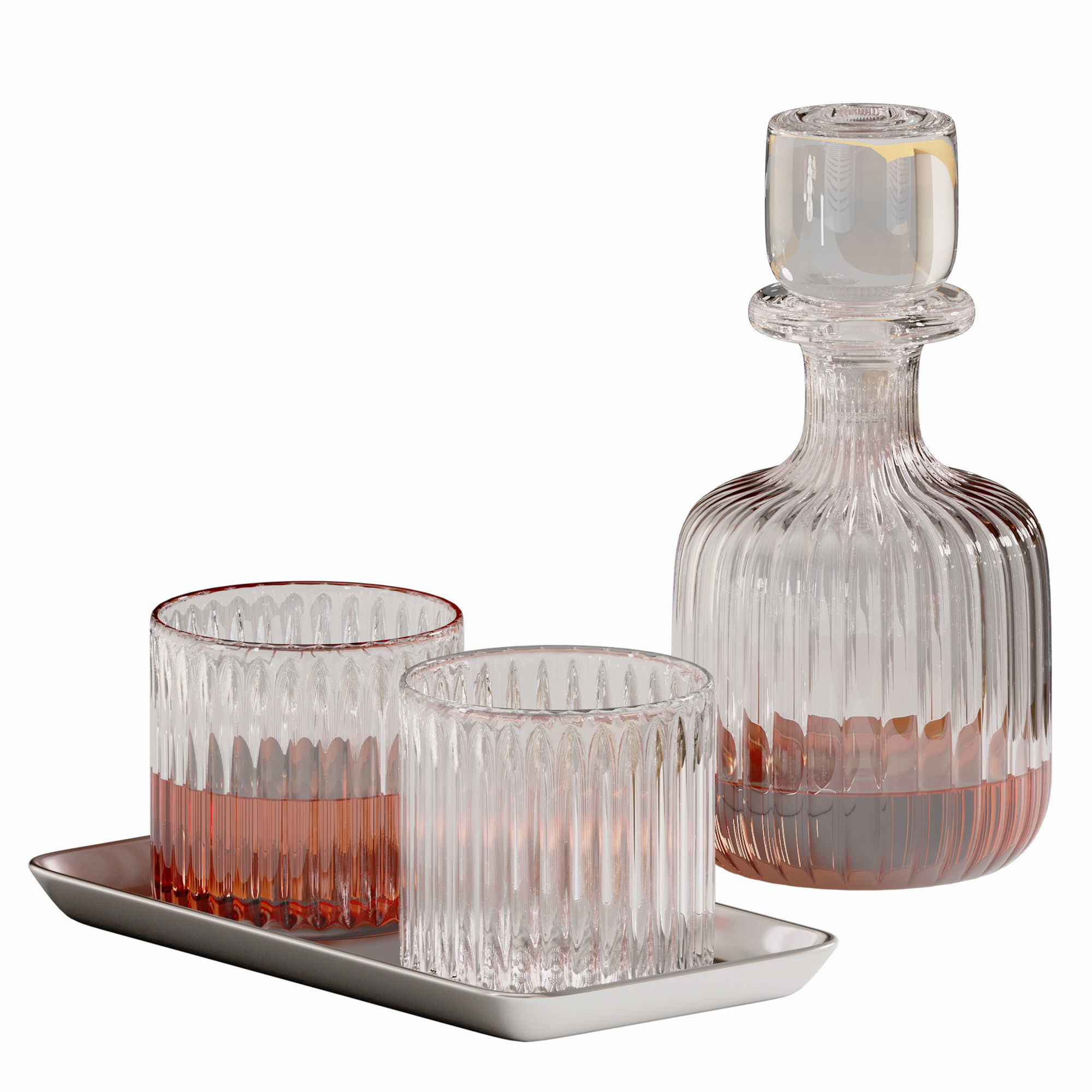 Christmas decorative set 3D model_3