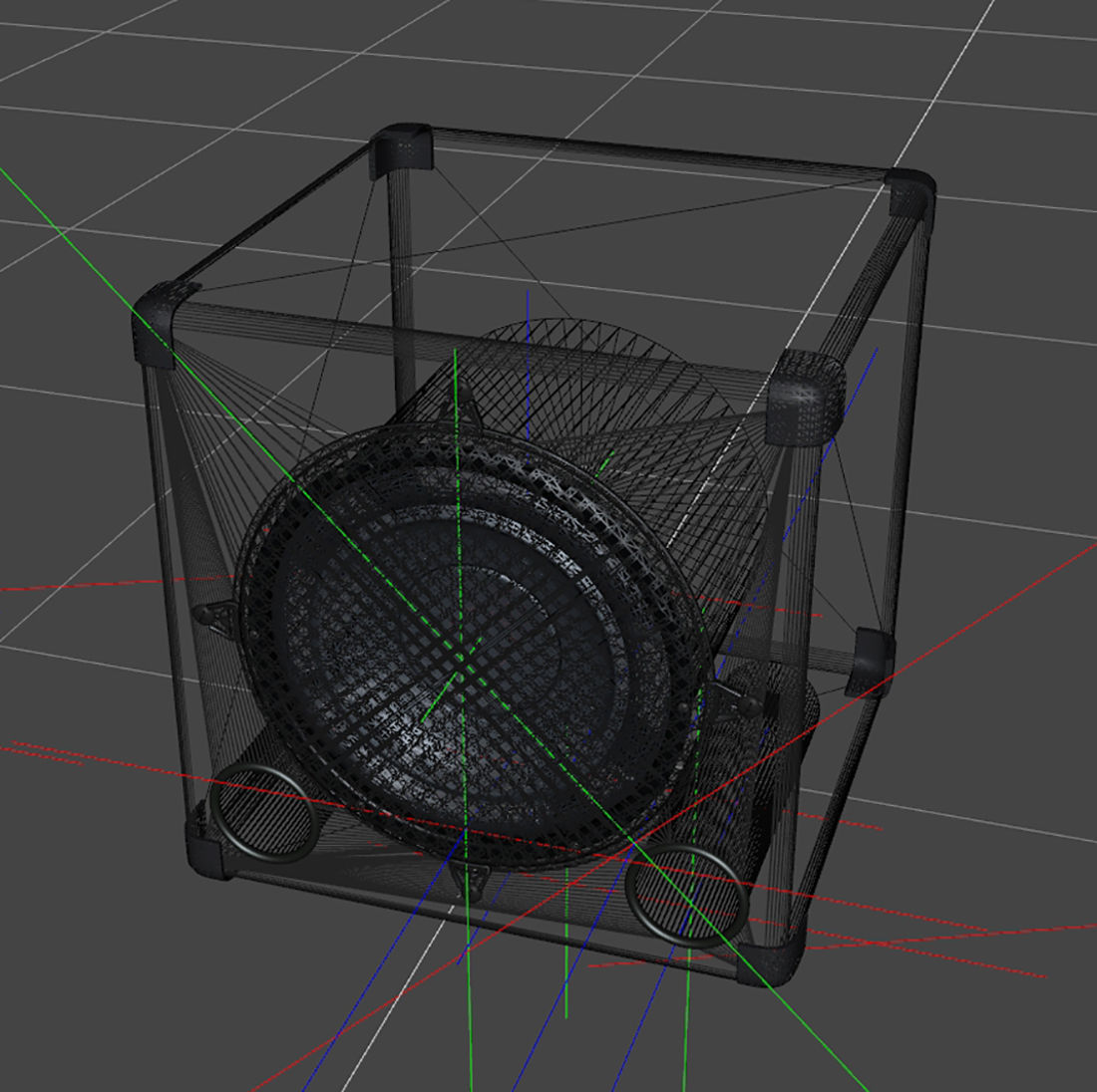 PA Speaker Set and Subwoofer 3D model_5