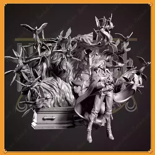 Nutshell Atelier -  Vampire - Carmilla - NSFW 3D print model