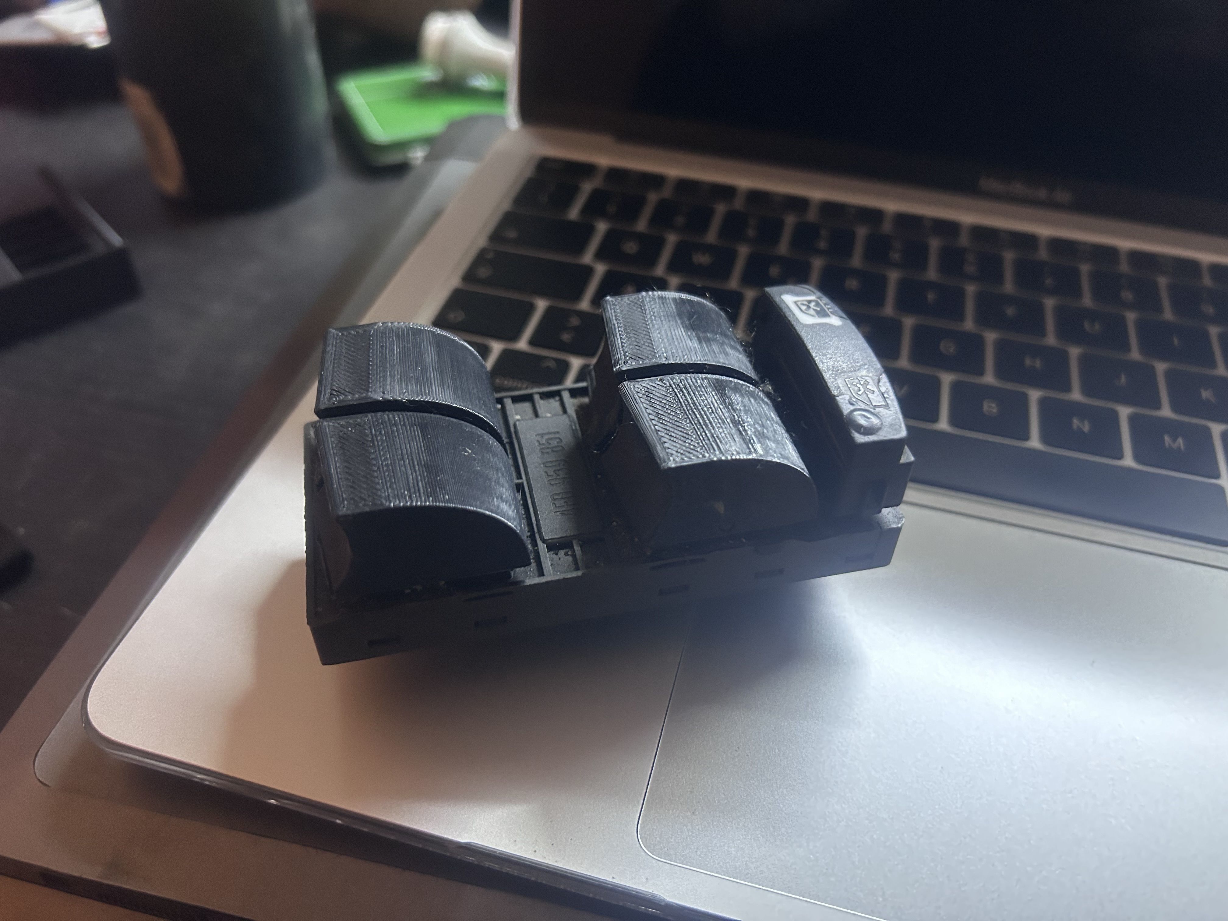 Pulsante alzacristallo Audi 3D print model_8