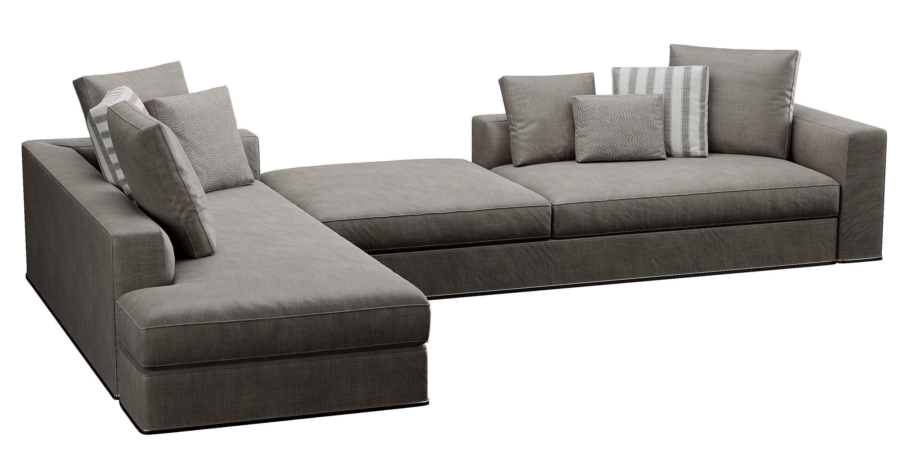 Powell Sofa 3D model_6