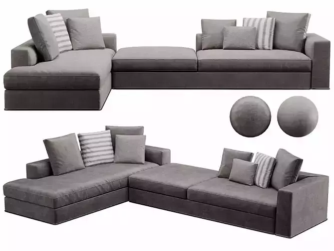 Powell Sofa 3D model