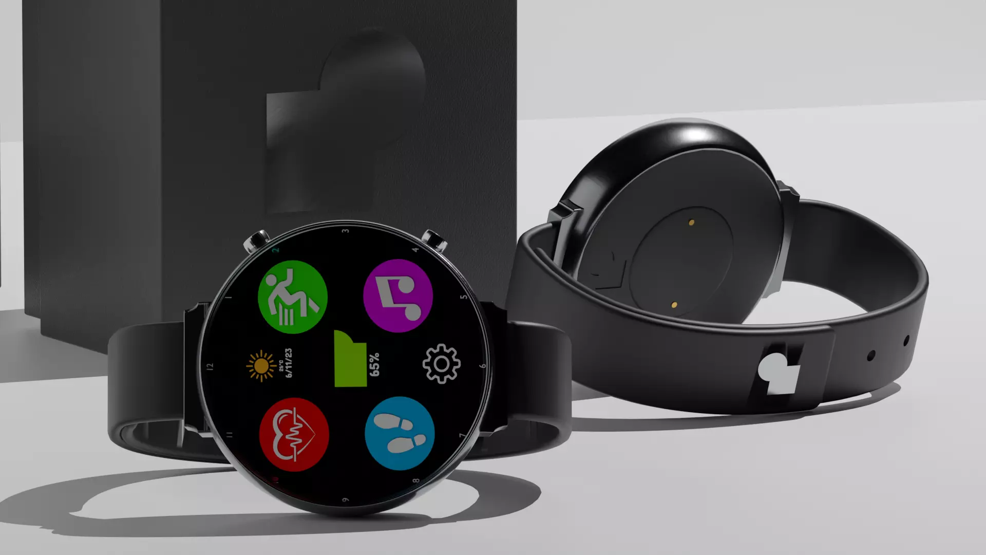 Smart-Analog Watch Free 3D model