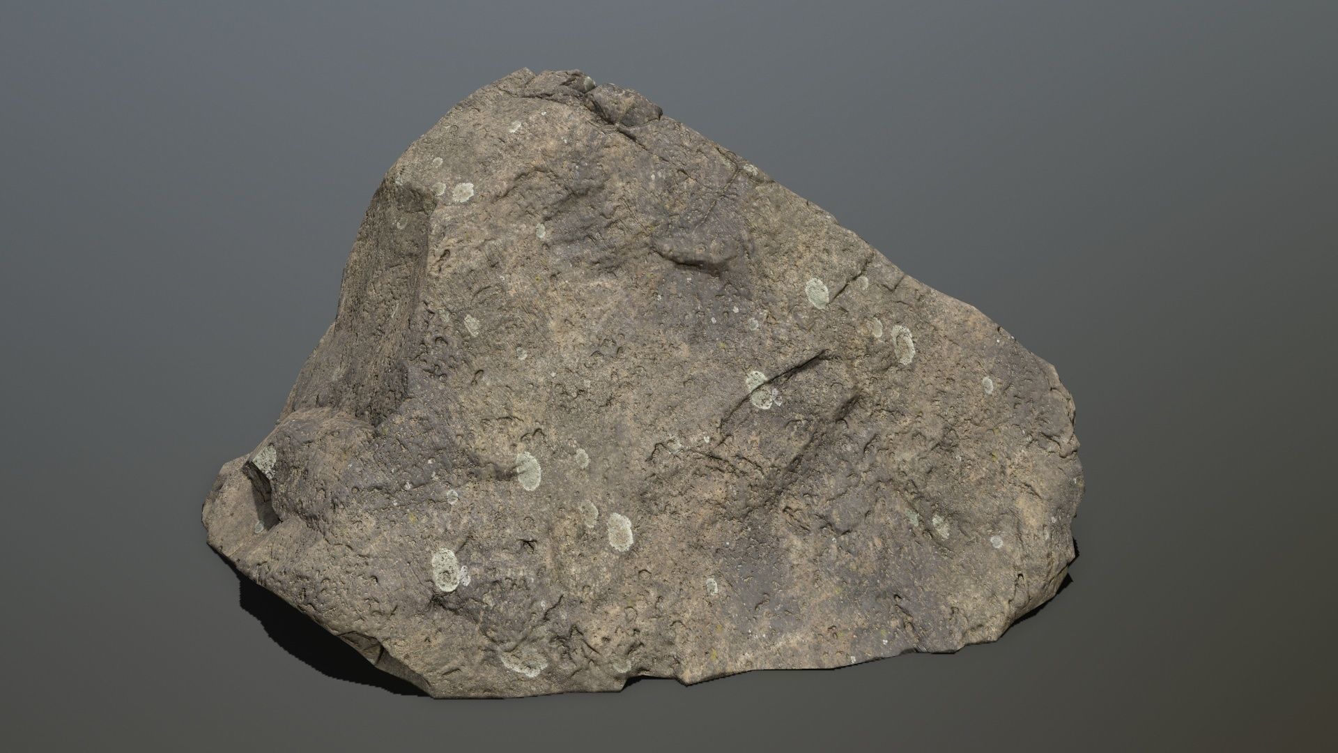 sea rocks Low-poly 3D model_8