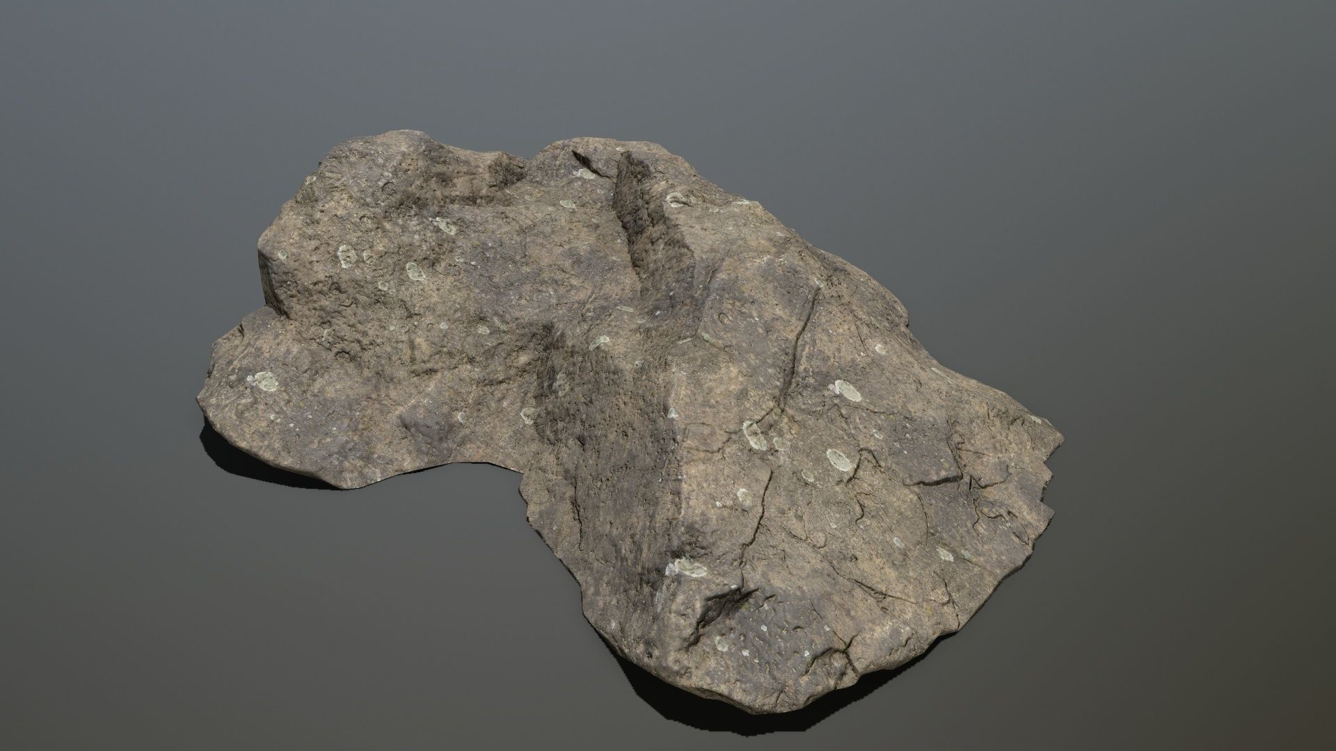 sea rocks Low-poly 3D model_9