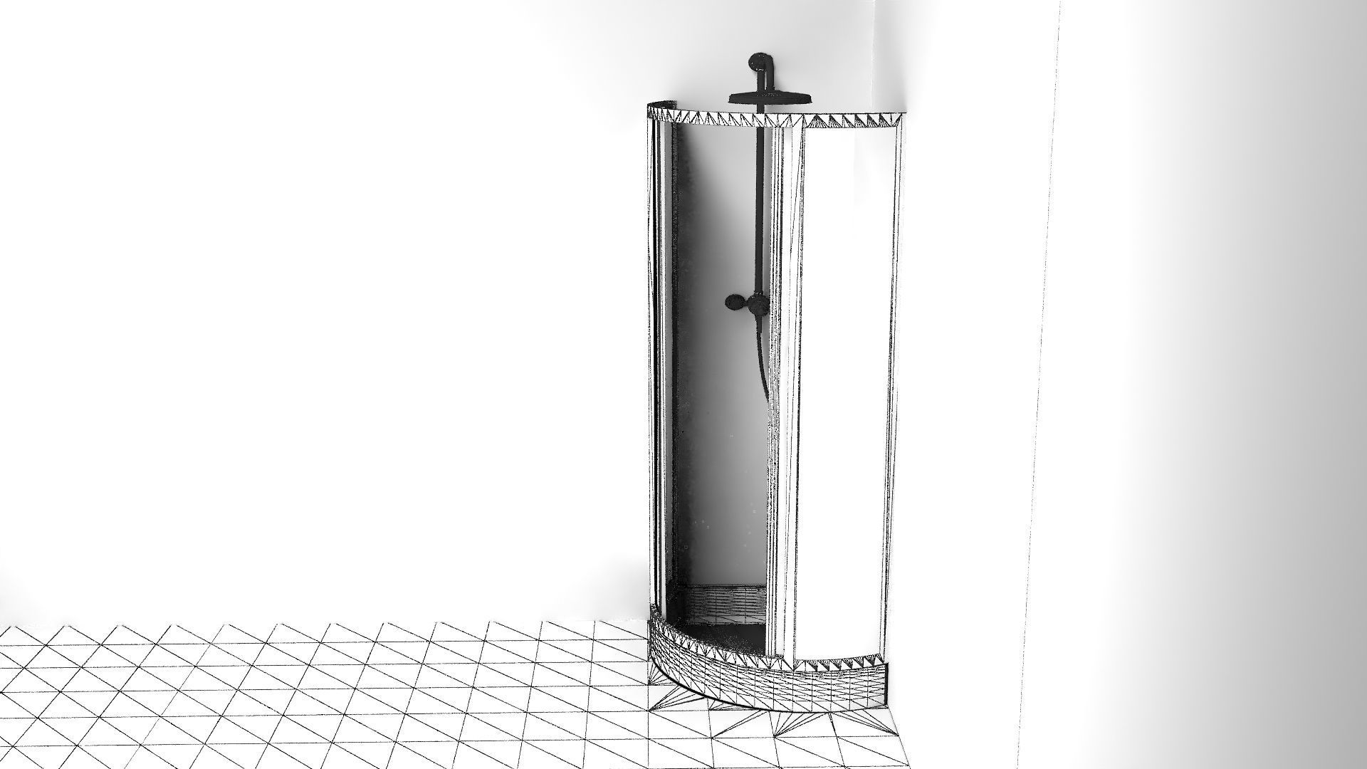 Shower 3D model_8