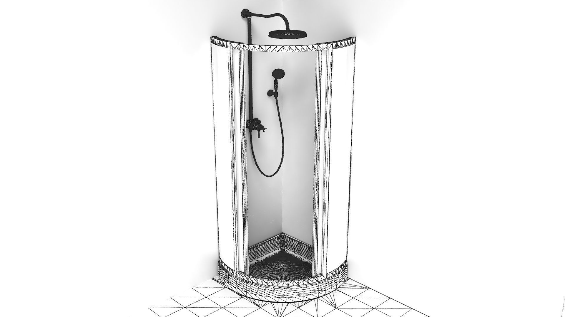 Shower 3D model_10