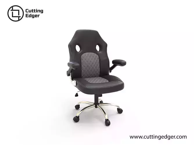 Ergonomic Office Desk Chair with Lumbar Support Flip Up Arms
