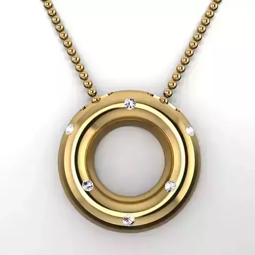 circle necklace