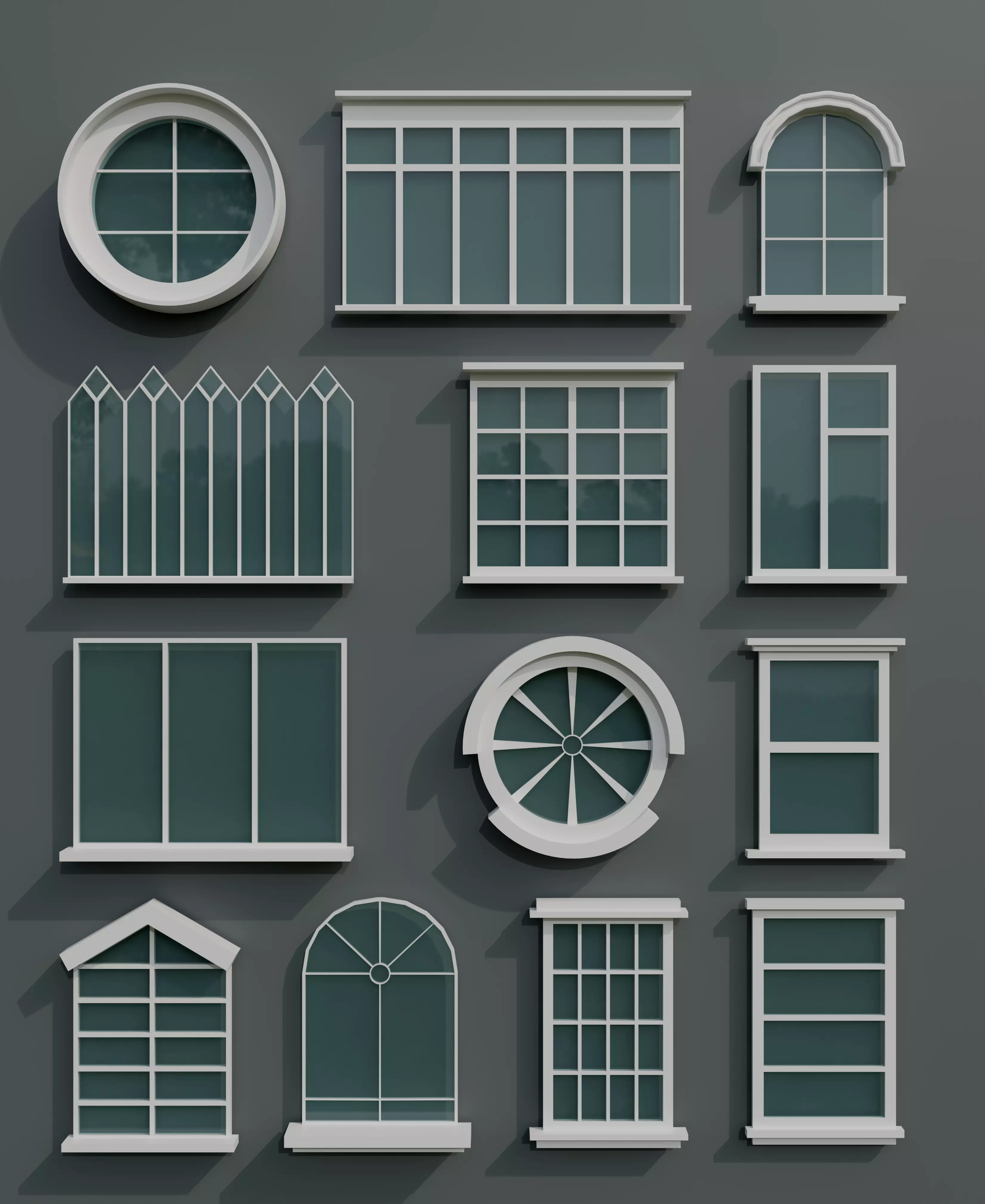 Windows Pack 3D model_0