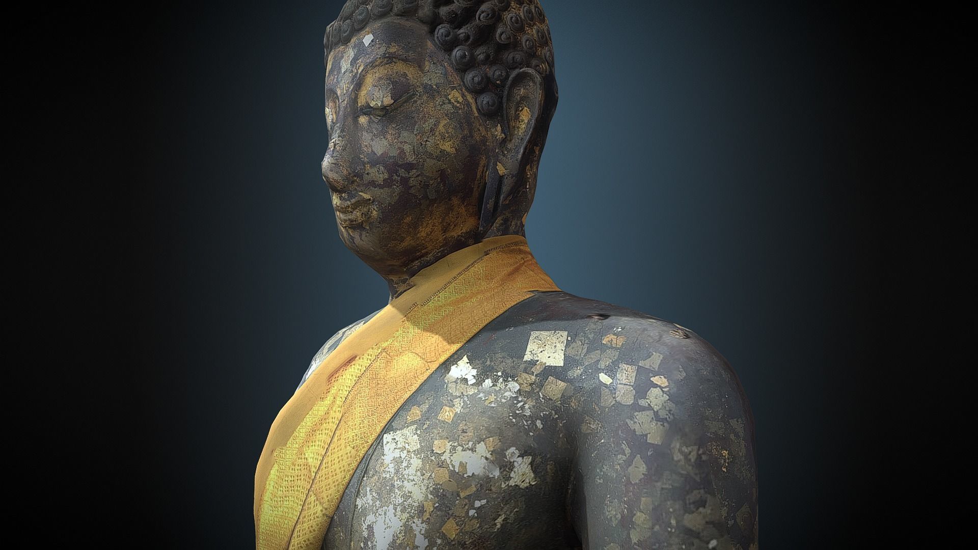 Buddha 34 3D print model_2