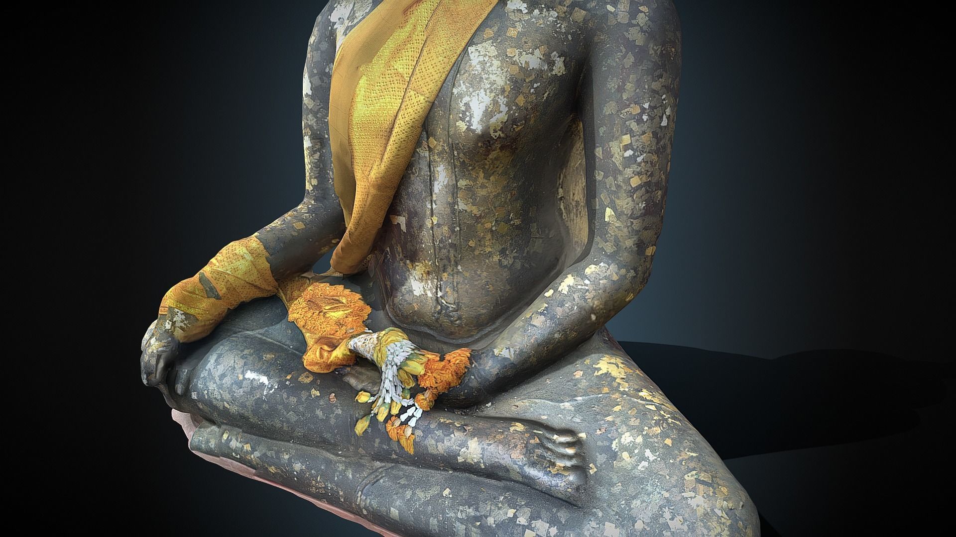 Buddha 34 3D print model_3
