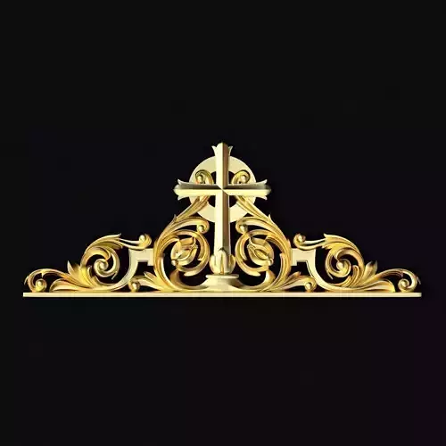 Central decor ornament for furniture