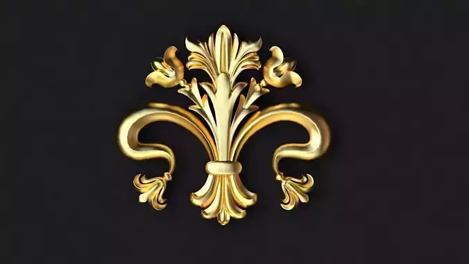 Central decor ornament for furniture