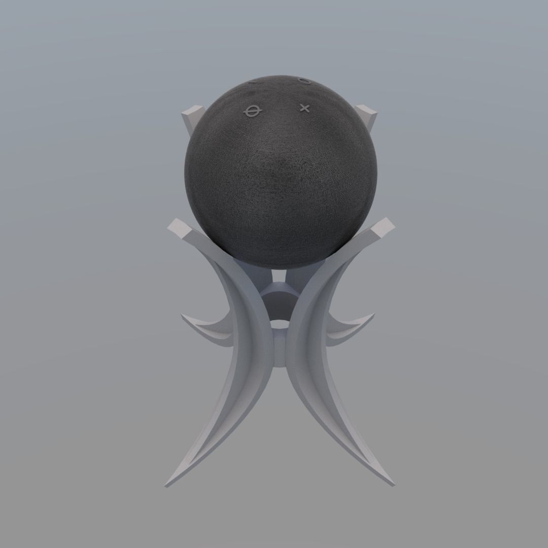 Alexa Echo Dot Holder 3D print model_2