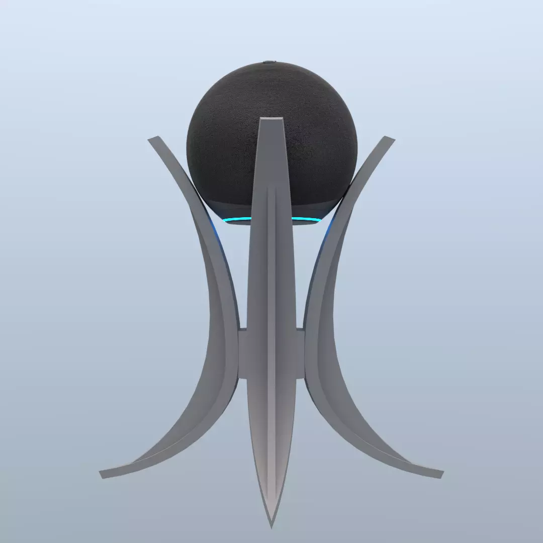 Alexa Echo Dot Holder 3D print model_0