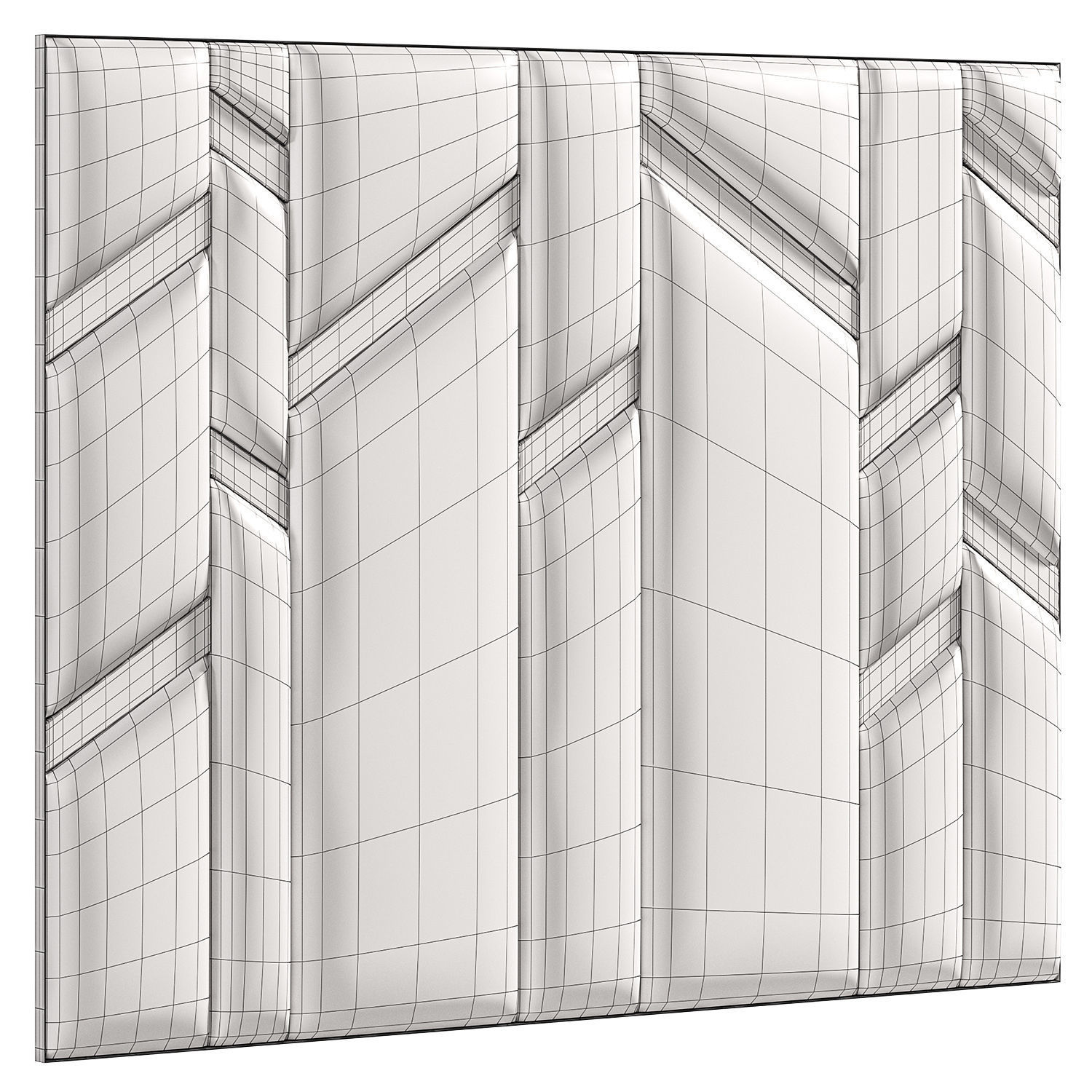 Kugha Wall Panel By Evanyrouse 3D model_2