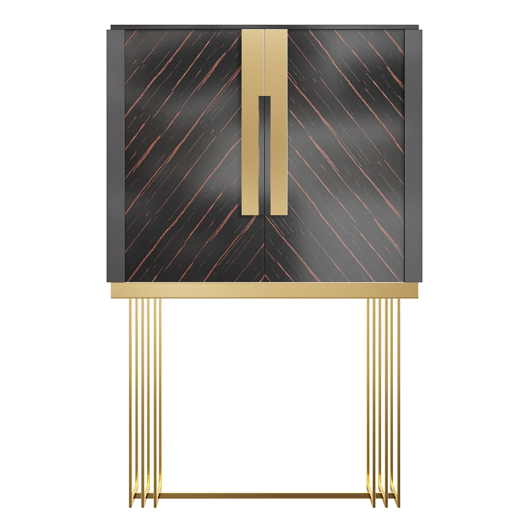  Bar Cabinet By Evanyrouse 3D model_1