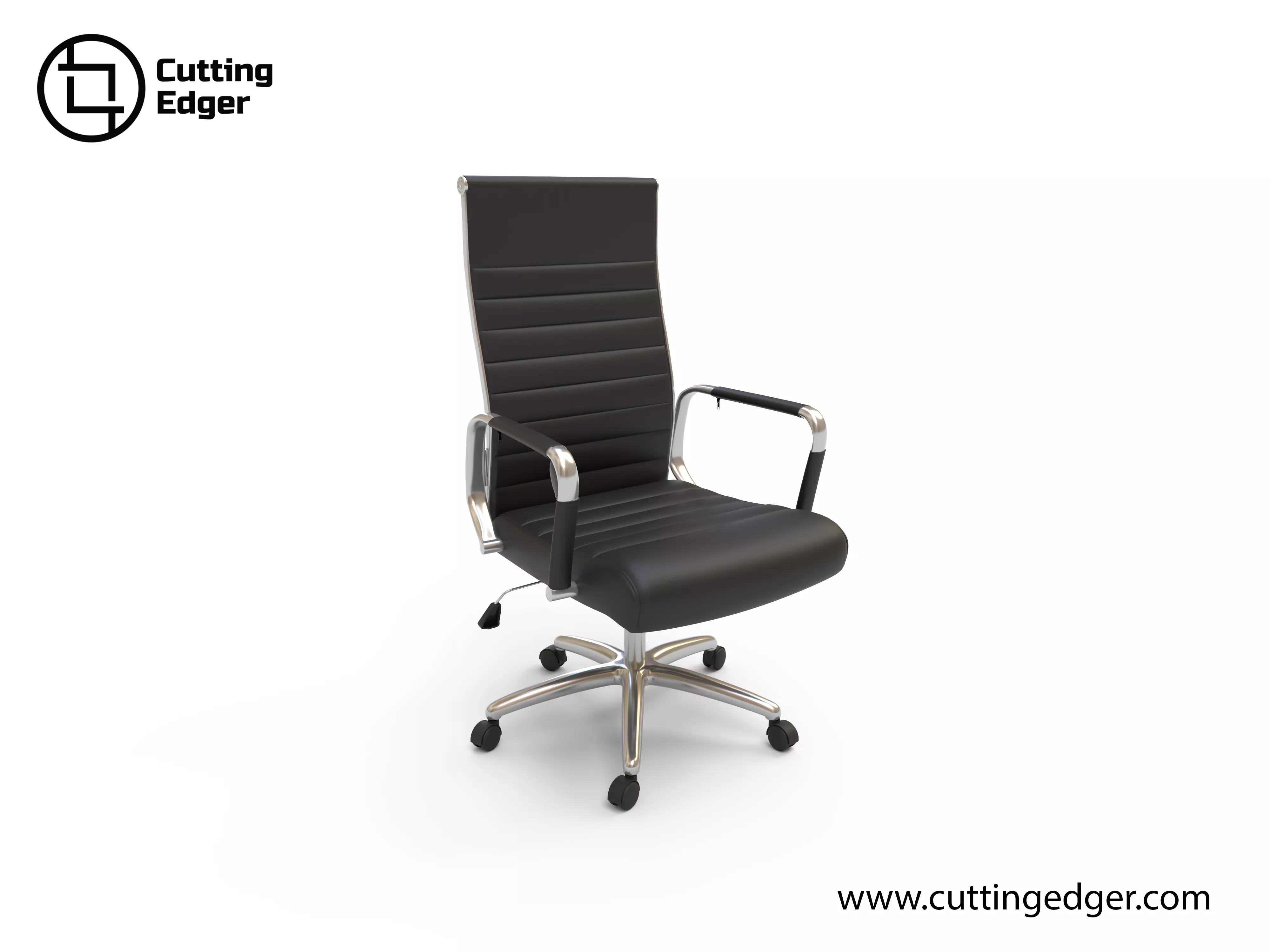Office Source Executive Mid Back Chair Low-poly 3D model