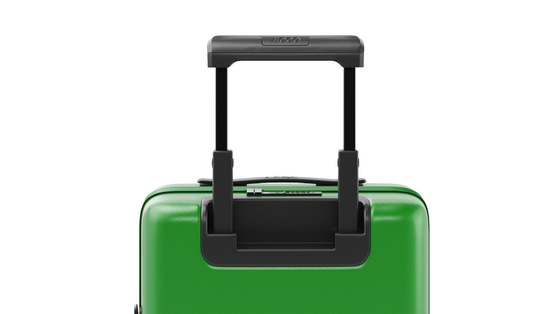 Carry on suitcase luggage bag 3D model_6