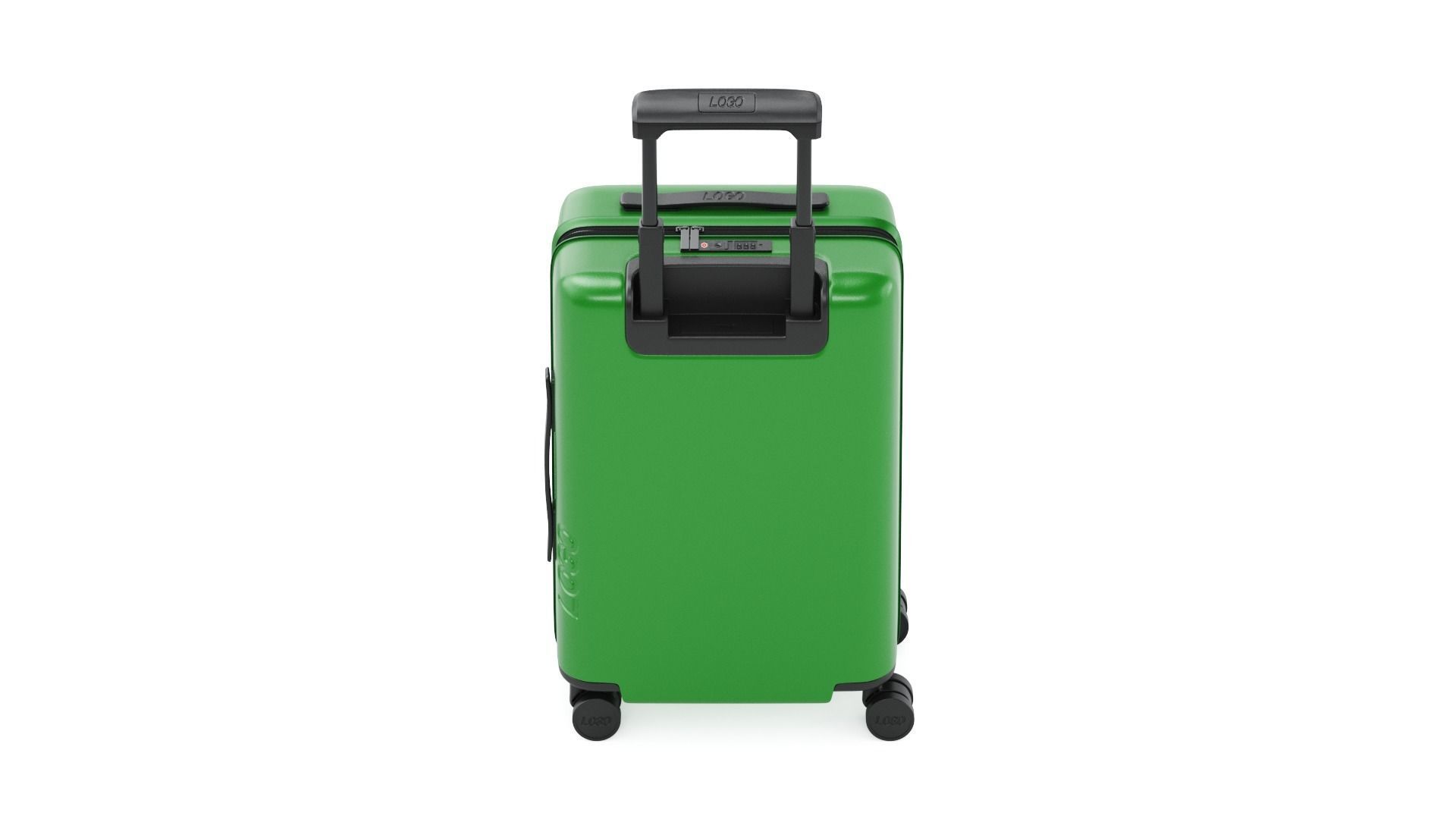 Carry on suitcase luggage bag 3D model_2