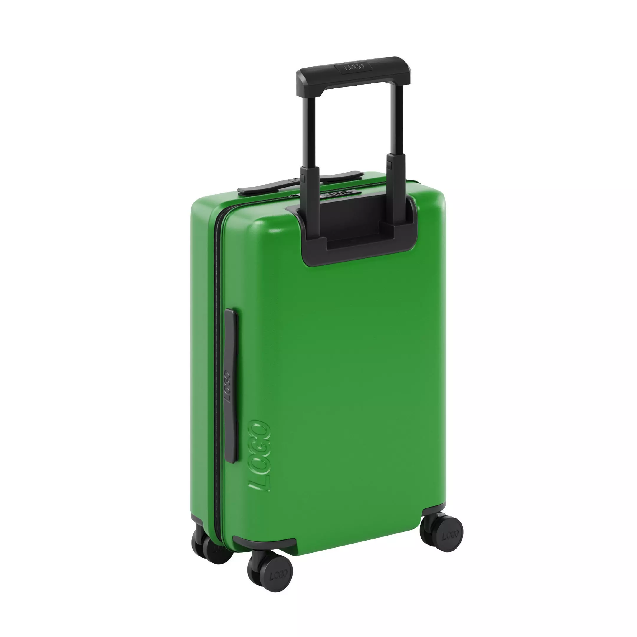 Carry on suitcase luggage bag 3D model_0