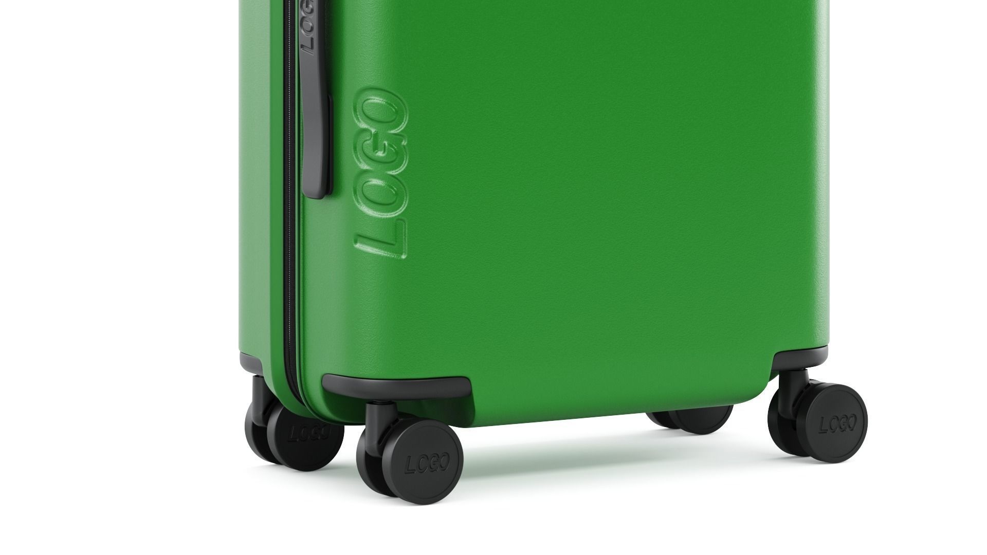 Carry on suitcase luggage bag 3D model_5