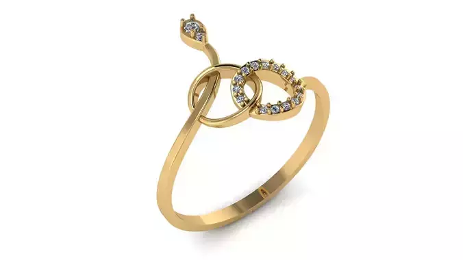 Jewelry Diamond Light Ring 14