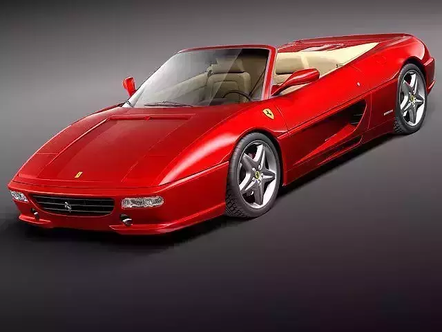 Ferrari F355 spider 1994-1999 3D Model 3D model