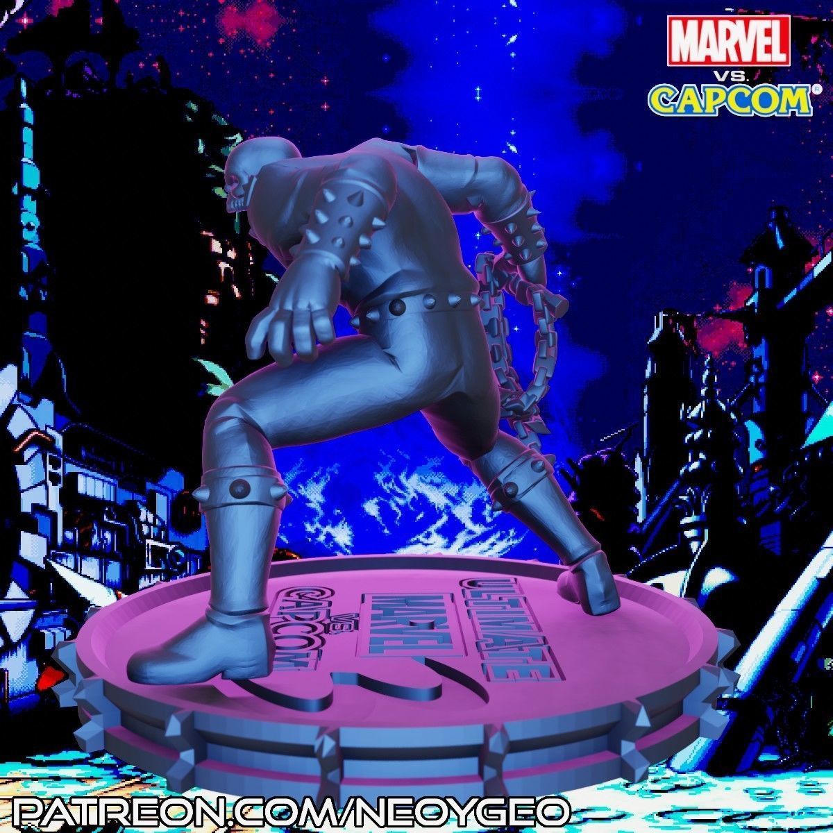 GHOST RIDER - MARVEL VS CAPCOM 3 3D print model_2