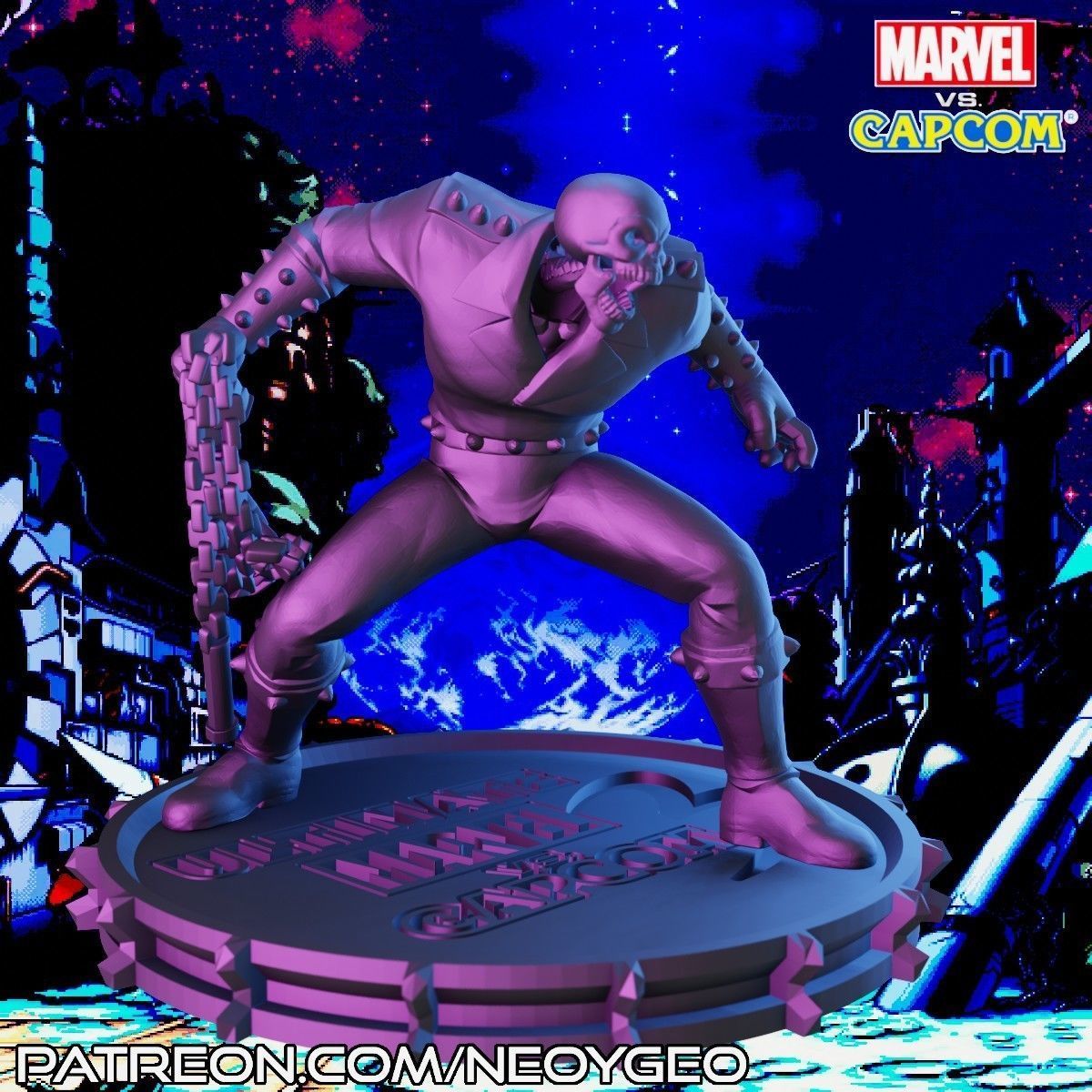 GHOST RIDER - MARVEL VS CAPCOM 3 3D print model_1