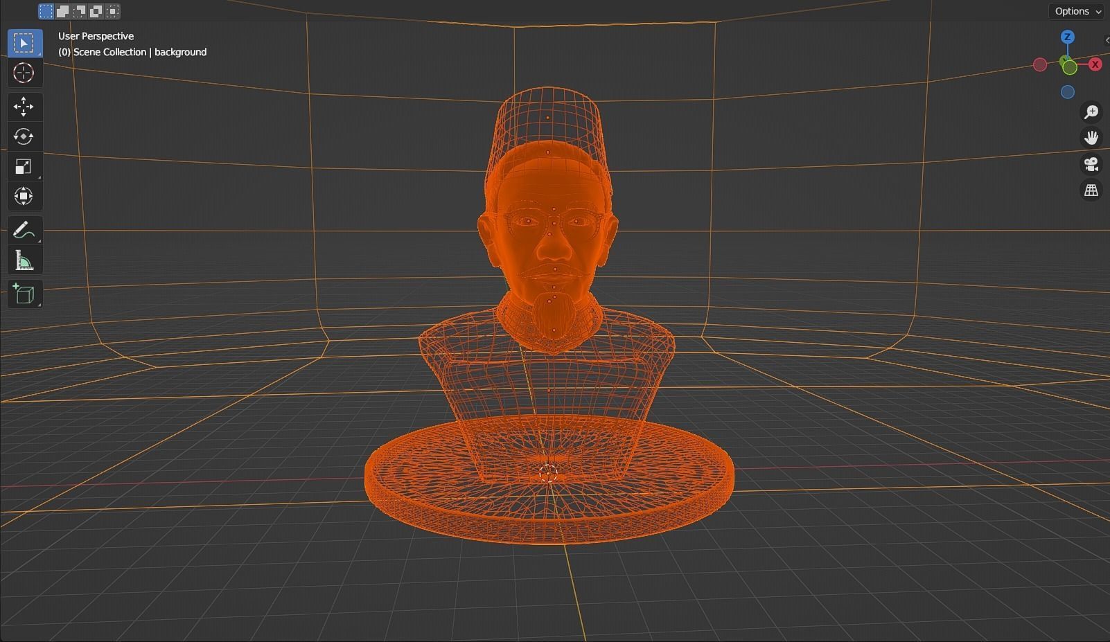 Agus Salim 3D model_14